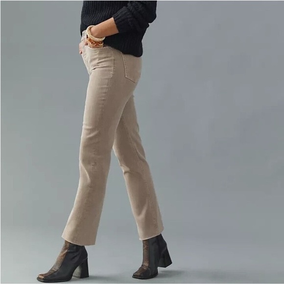 Pilcro the vintage straight cropped jeans Anthropologie - Picture 1 of 9